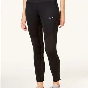 Nike Shield Running Leggings Black